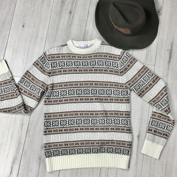 repage Other - vintage geometric Repage sweater SZ  M